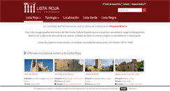 Desktop Screenshot of listarojapatrimonio.org