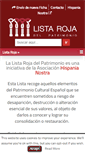 Mobile Screenshot of listarojapatrimonio.org